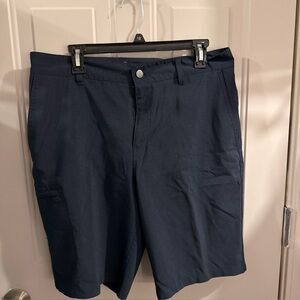 Panama Jack Navy Flat-Front Men's Shorts